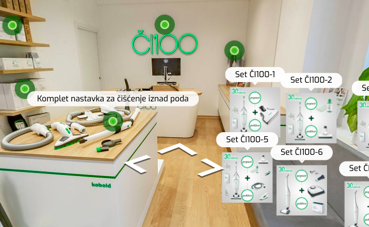 Tour virtuale interattivo per il tuo sito web